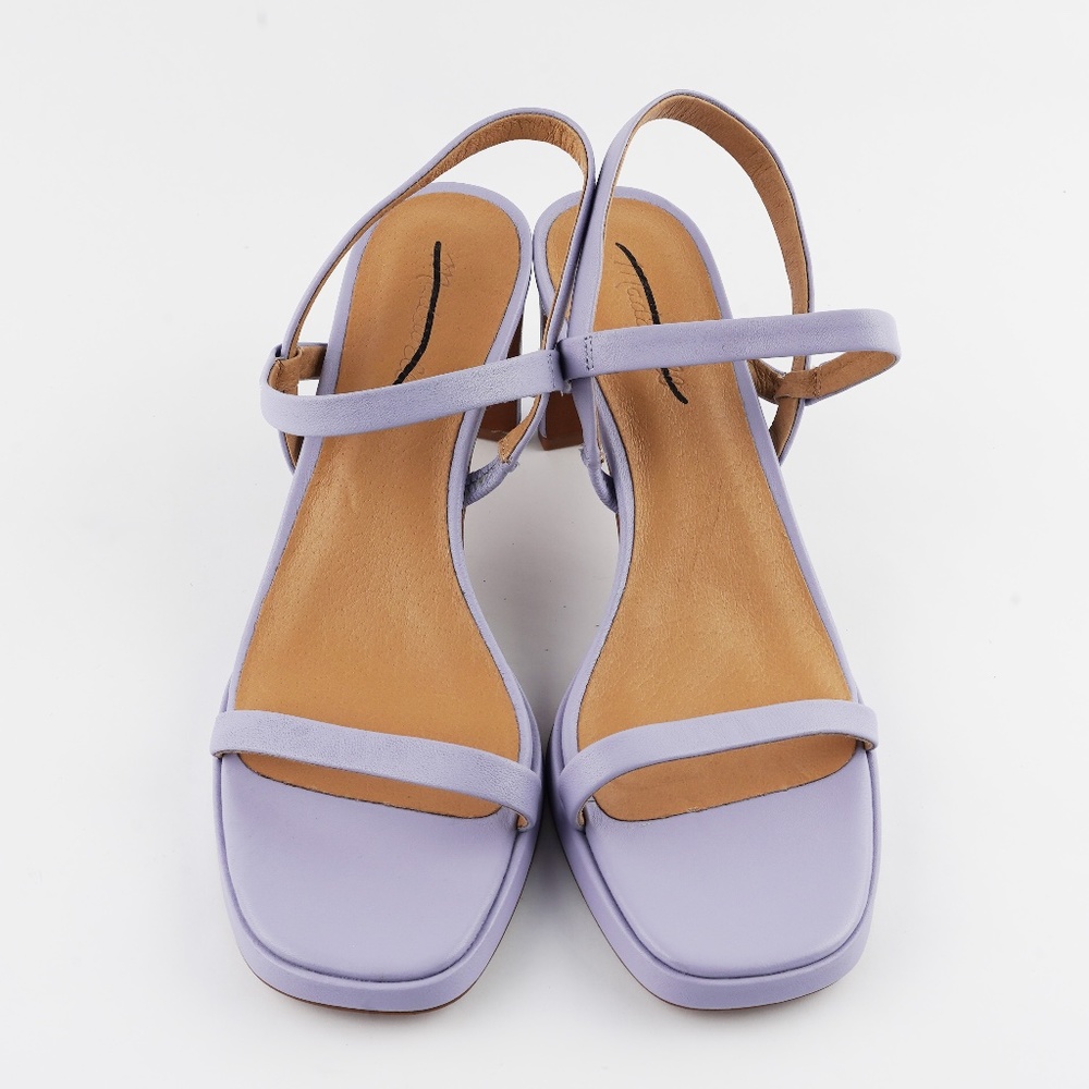 New MADEWELL Size 10.5 The Cherelle Slingback Heeled Sandal in Distant Peri - Picture 4 of 8